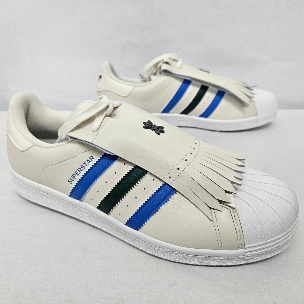 Adidas Superstar Golf SL Spikeless Shoes IH2500 White Green Blue Men's Size 10.5
